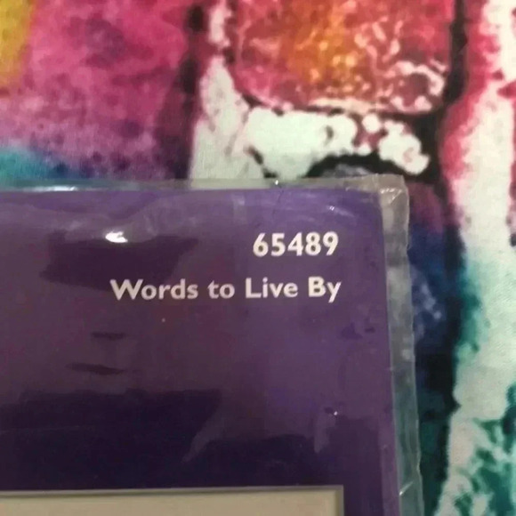 Plaid Bucilla words to live by stamped cross stitch 3 pack - Picture 8 of 11